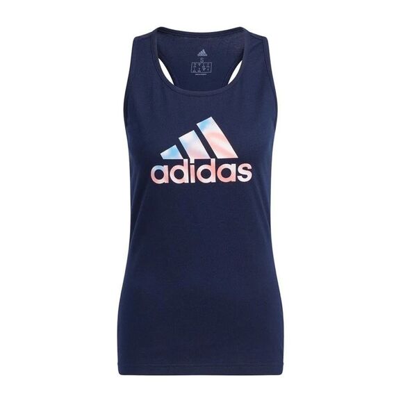 Adidas Womens Americana Graphic Tank Top Navy sleeveless shirt - Picture 5 of 10